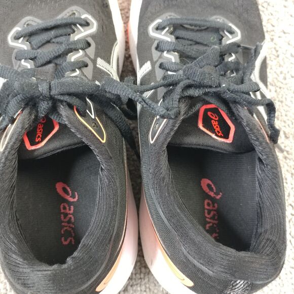 ASICS Gel Kayano 30 Youth Size 5.5 Running Shoes Black Coral Low Top Sneakers - Picture 6 of 9